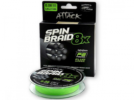Fire - Fir textil Formax Attack Spinbraid 8X Braided Line 150m