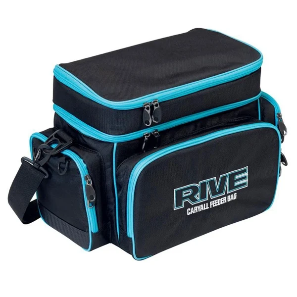 Accesorii Diverse Pentru Pescuit Feeder - Geanta Rive Carryall Feeder M cu 4 cutii – geanta organizare accesorii pescuit