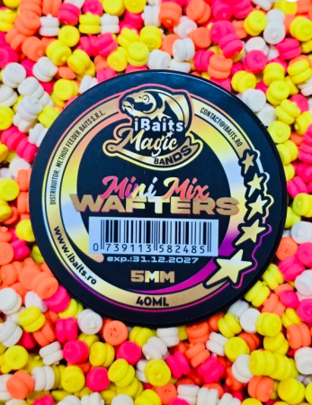 Nade si momeli pentru pescuit la feeder - iBaits Magic Bands Wafters 5mm Mini Mix Scopex