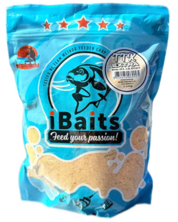 Nade si momeli pentru pescuit la feeder - iBaits TTX Extra 1kg – Germeni de Porumb Presați