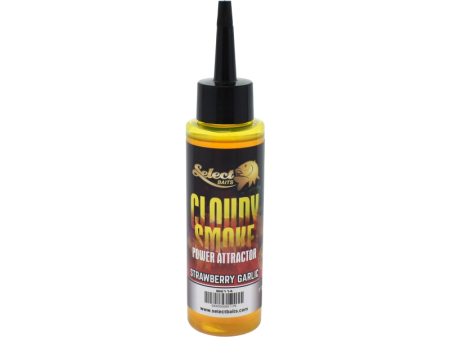 Nade si momeli pentru pescuit la feeder - Lichid Select Baits Cloudy Smoke Strawberry Garlic 115ml
