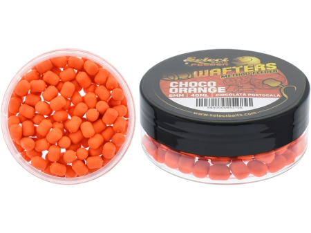 Nade si momeli pentru pescuit la feeder - Momeli Critic Echilibrate Select Baits Method Feeder Wafters Choco Orange 25g