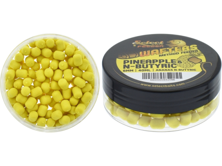 Nade si momeli pentru pescuit la feeder - Momeli Critic Echilibrate Select Baits Method Feeder Wafters Pineapple N-Butyric 25g