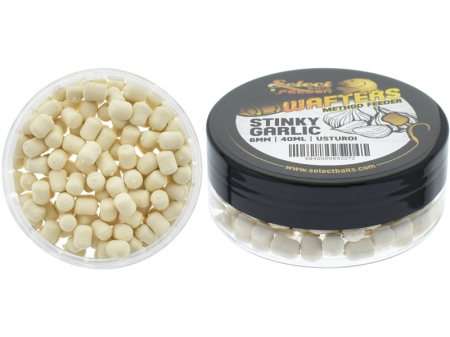 Nade si momeli pentru pescuit la feeder - Momeli Critic Echilibrate Select Baits Method Feeder Wafters Stinky Garlic 25g