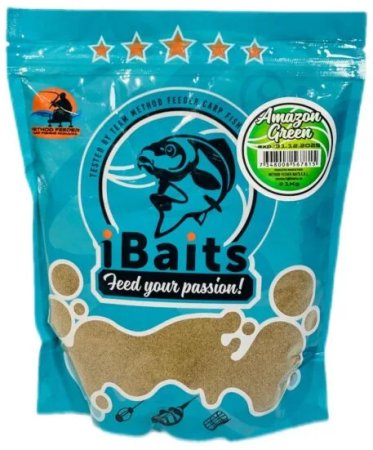 Nade si momeli pentru pescuit la feeder - Nada iBaits Amazon Green 1kg