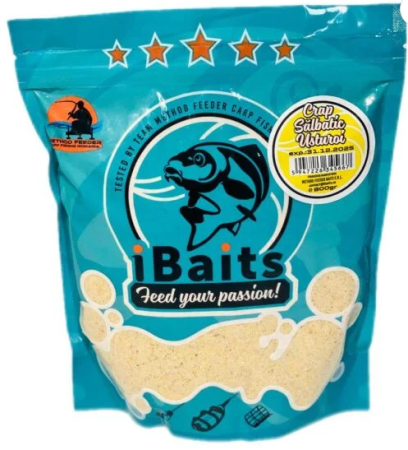 Nade si momeli pentru pescuit la feeder - Nada iBaits Crap Sălbatic Usturoi 800g