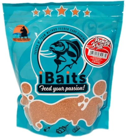 Nade si momeli pentru pescuit la feeder - Nada iBaits Frenzy Krill 800g