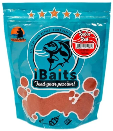 Nade si momeli pentru pescuit la feeder - Nada iBaits Robin Red 800g