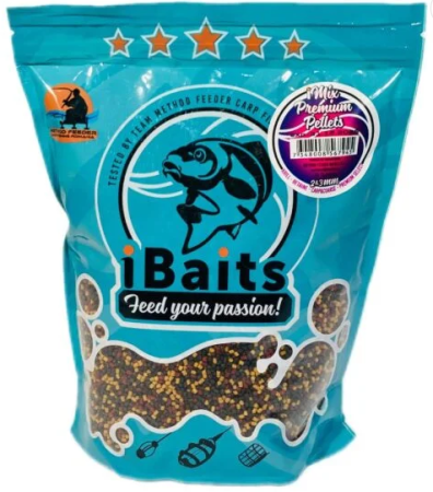 Nade si momeli pentru pescuit la feeder - Pelete iBaits iMix Premium Pellets 2mm 1kg