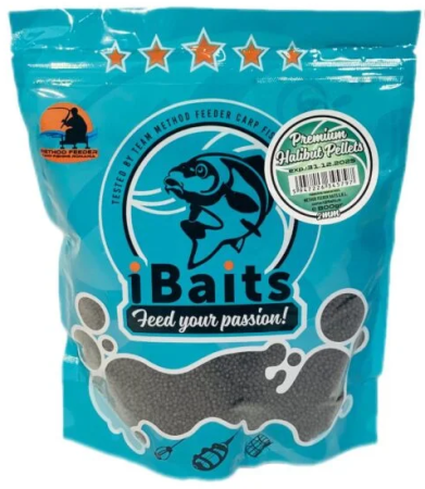 Echipament Complet Pentru Pescuit la Feeder - Pelete iBaits Premium Halibut Pellets 2mm 800g