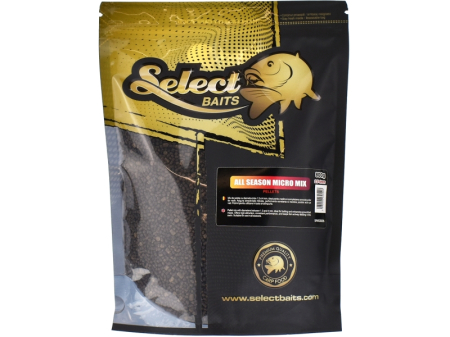 Nade si momeli pentru pescuit la feeder - Pelete Select Baits All Season Micro Pellets Mix 800g