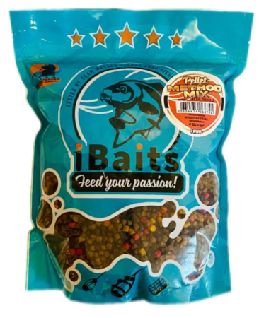 Nade si momeli pentru pescuit la feeder - Pellet METHOD MIX 4mm, 800g