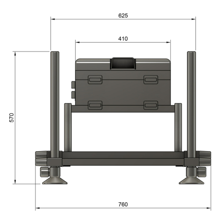 Scaun modular Nytro SLS36 Station D36 – seatbox feeder cu 6 picioare telescopice [4]
