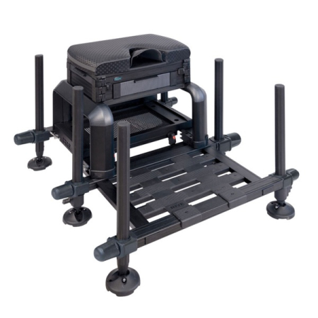 Scaune si Accesorii Feeder - Scaun modular pescuit Rive RS2 Black Carbon D36 – platforma feeder premium competitie