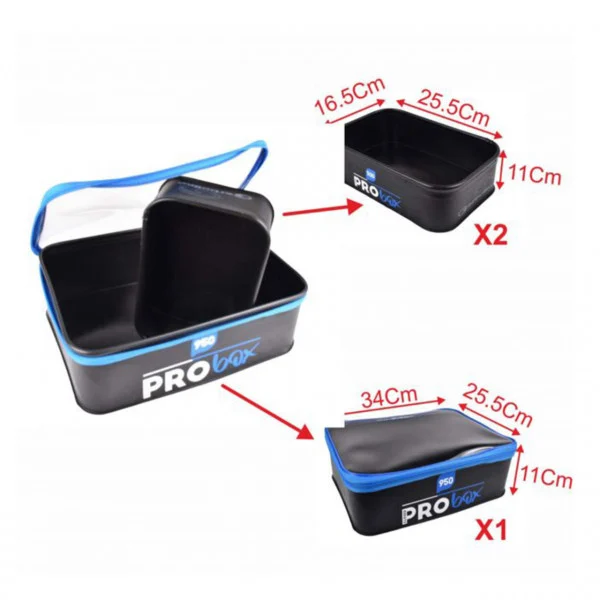 Accesorii nadire - Set 3 Cutii Garbolino EVA Groundbait Pro Box Set | Nada & Accesorii