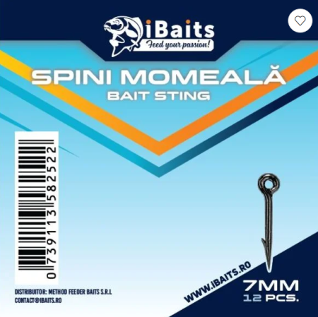 Accesorii Pentru Monturi Feeder - Spin pentru Momeală iBaits Baits Sting 7mm – 12 buc