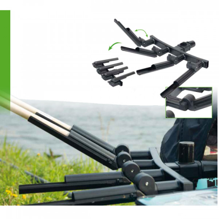 Suport lansete Rive Multi Rod Feeder D36 – suport 4 lansete reglabil feeder [3]