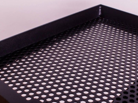TAVA LATERALA ALUFLOKK ALUMINUM BLACK TRAY 80 x 50cm [1]