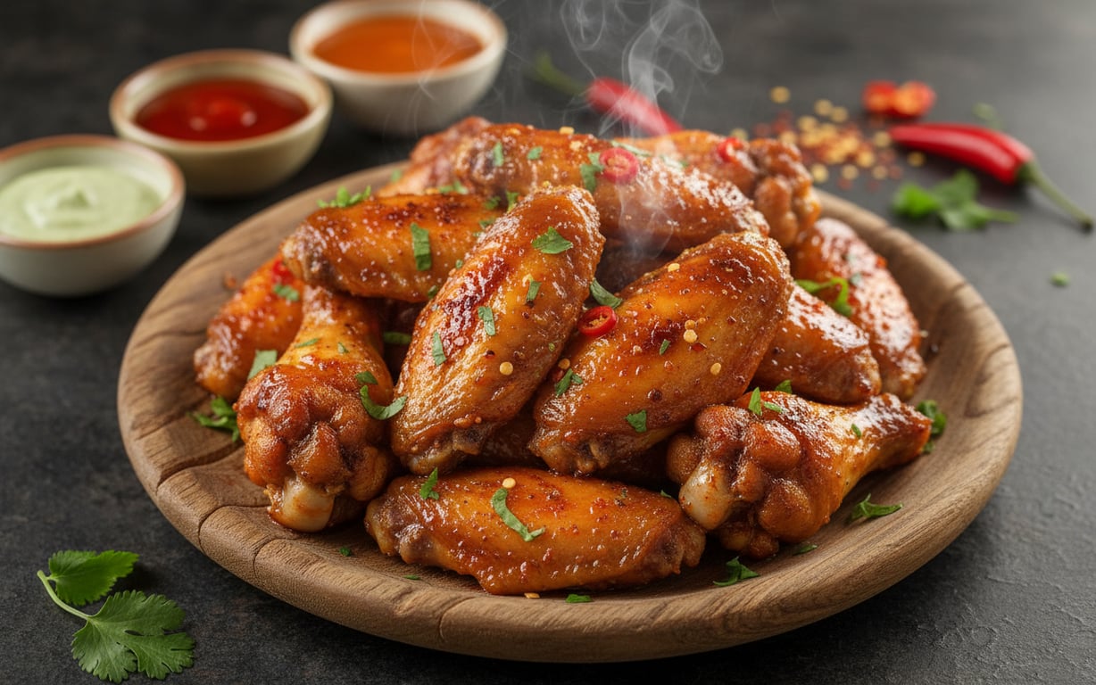 Rețete de aripioare de pui picante la cuptor – aripioare crispy și crocante pentru iubitorii de iute