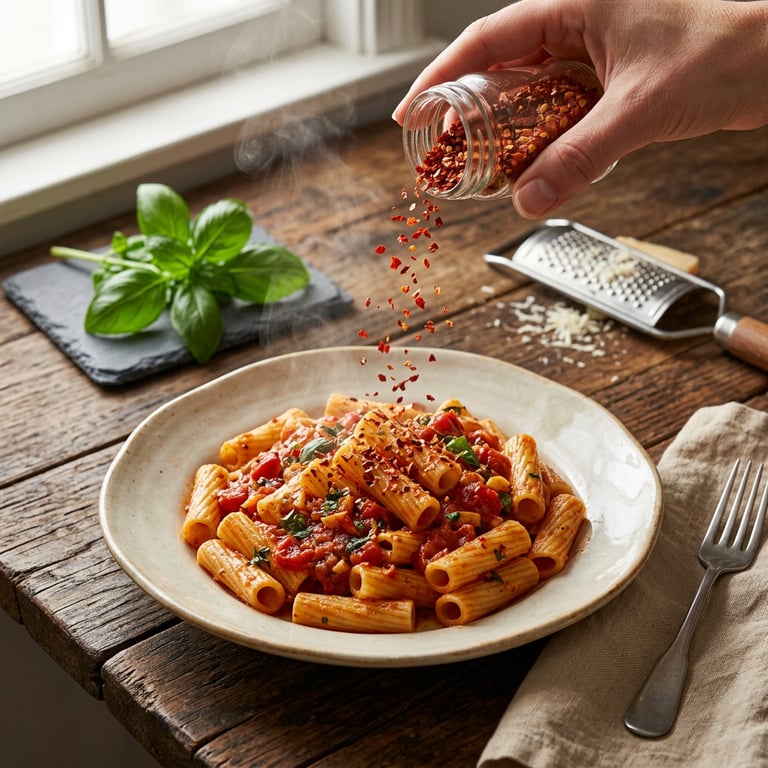 Cum folosești fulgii de ardei iute și fulgii de chili pentru preparate picante