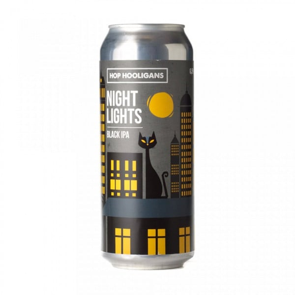 Doză bere Night Lights Black IPA – Hop Hooligans [1]