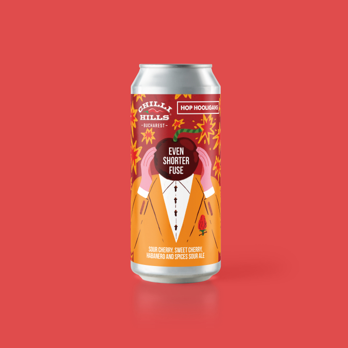 Doză bere Short Fuse – Sour Cherry Habanero Ale Hop Hooligans [2]