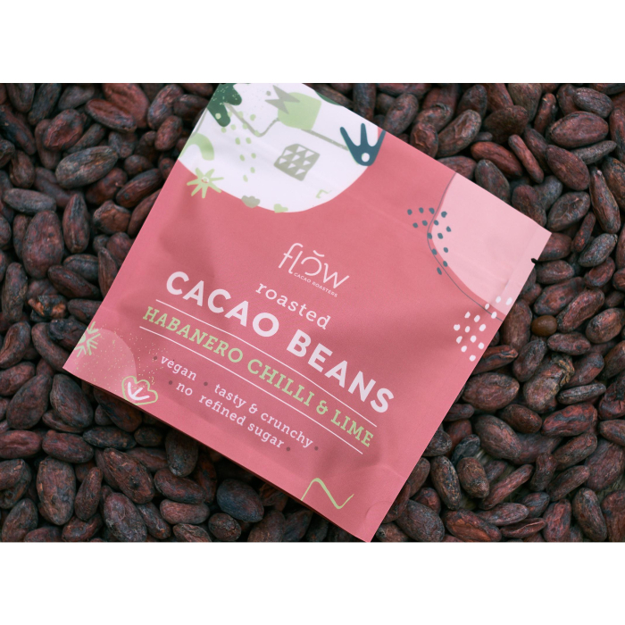 Boabe de cacao coapte cu Habanero Chilli și Lime – Flow Cacao [3]