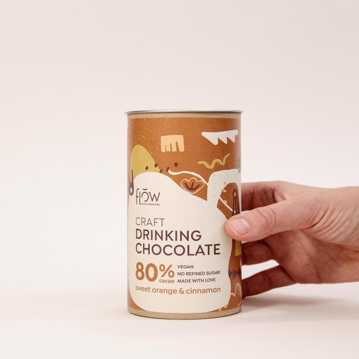 Ciocolată de băut artizanală cu 80% cacao, portocală și scorțișoară – Flow Cacao [1]