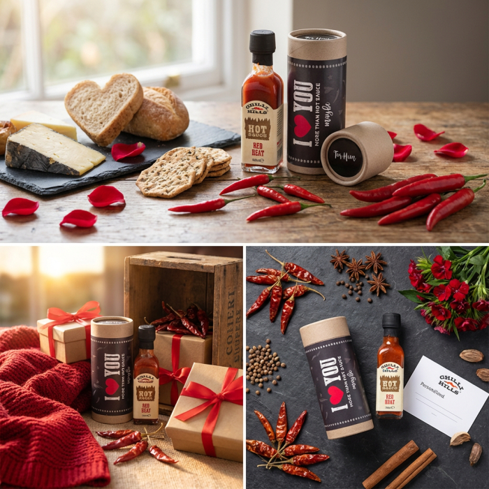 Cutie cadou „I Love Him” cu produse picante – Chilli Hills [3]
