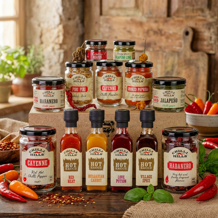 Pandora Chilli Box – cutie cadou cu selecție variată de produse picante – Chilli Hills [2]