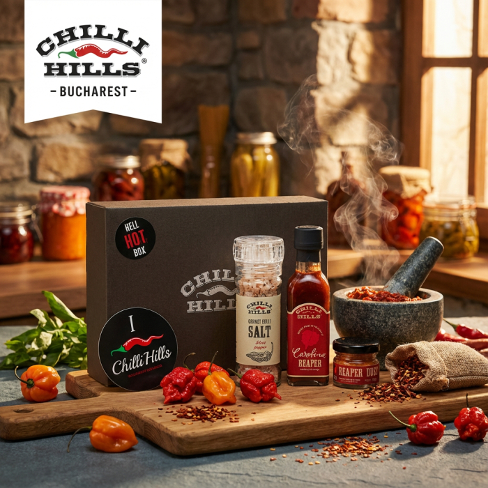 Hell Hot Box cu selecție de sosuri super iuți – Chilli Hills [3]