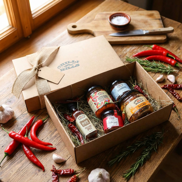 Set cadou Hot cu produse picante artizanale – Chilli Hills [3]