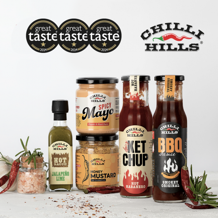 Set Premium BBQ picant cu sosuri și condimente – Chilli Hills [3]