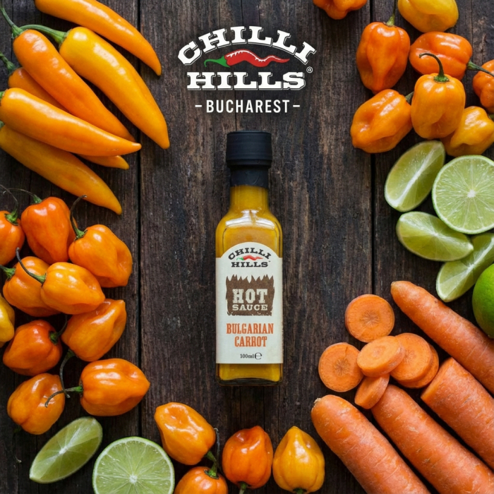 Sos picant Bulgarian Carrot cu ardei portocalii iuți – Chilli Hills [2]