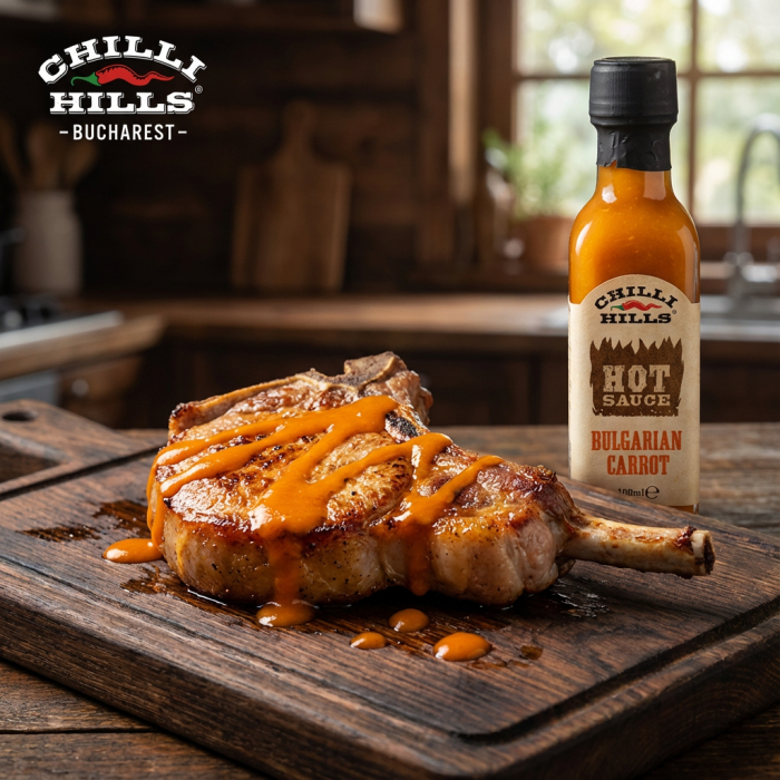 Sos picant Bulgarian Carrot cu ardei portocalii iuți – Chilli Hills [3]