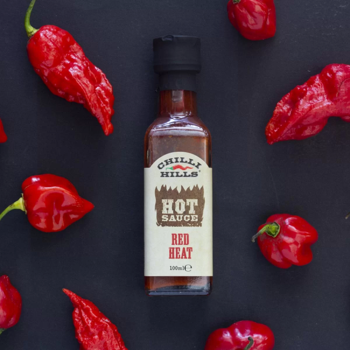 Sos picant Red Heat cu ardei roșu afumat și usturoi – Chilli Hills [3]