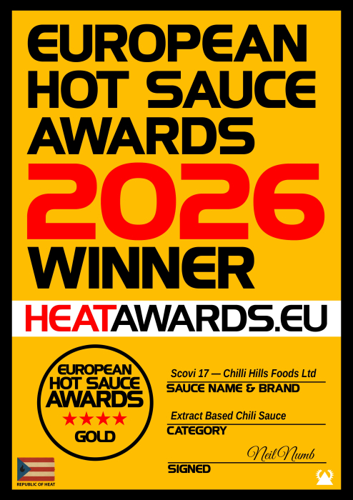Sos picant Super Hot Scovi-17 cu ardei Carolina Reaper – Chilli Hills [4]