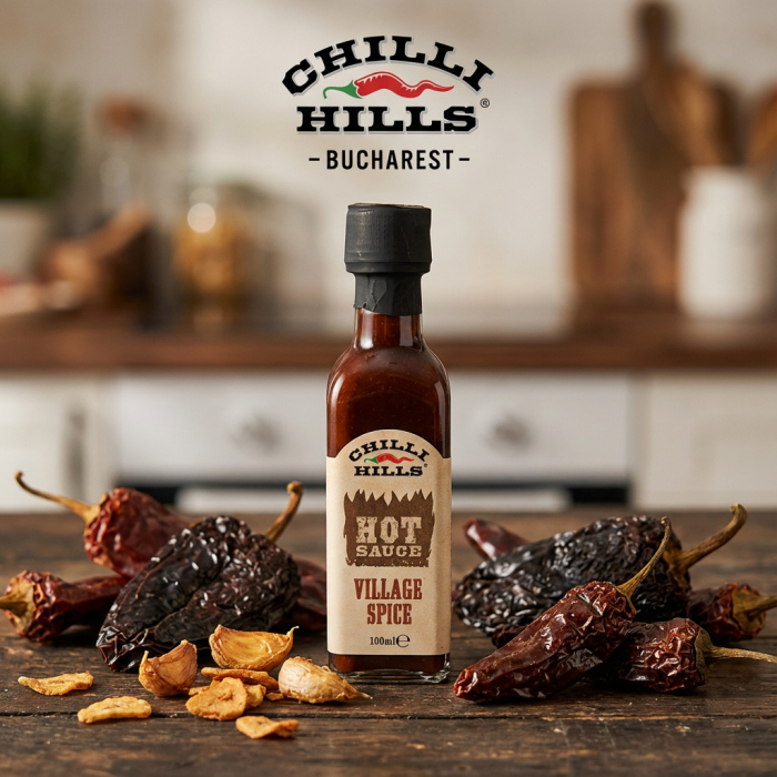 Sos picant Village Spice cu ardei iute și legume coapte – Chilli Hills [2]