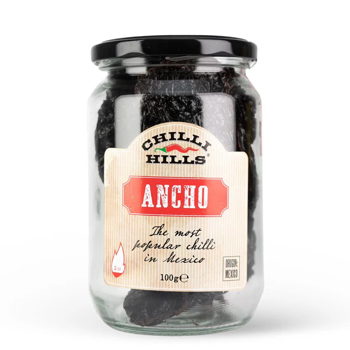 Ardei iute uscat - Ardei Ancho uscați, aromați și ușor afumați – Chilli Hills