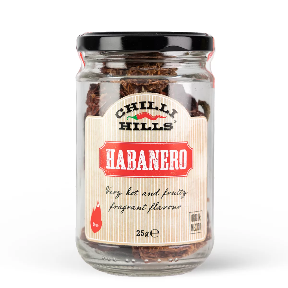 Ardei iute uscat - Ardei Habanero uscați, fructați și foarte iuți – Chilli Hills