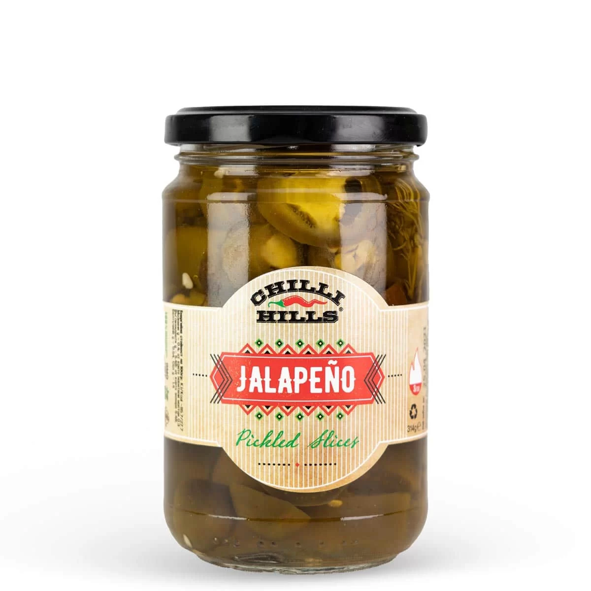 Ardei iuti murati - Ardei Jalapeño verzi murați în oțet – Chilli Hills