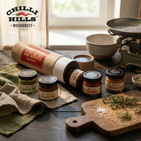 Chilli Bomb – pachet exploziv cu sosuri artizanale – Chilli Hills [2]