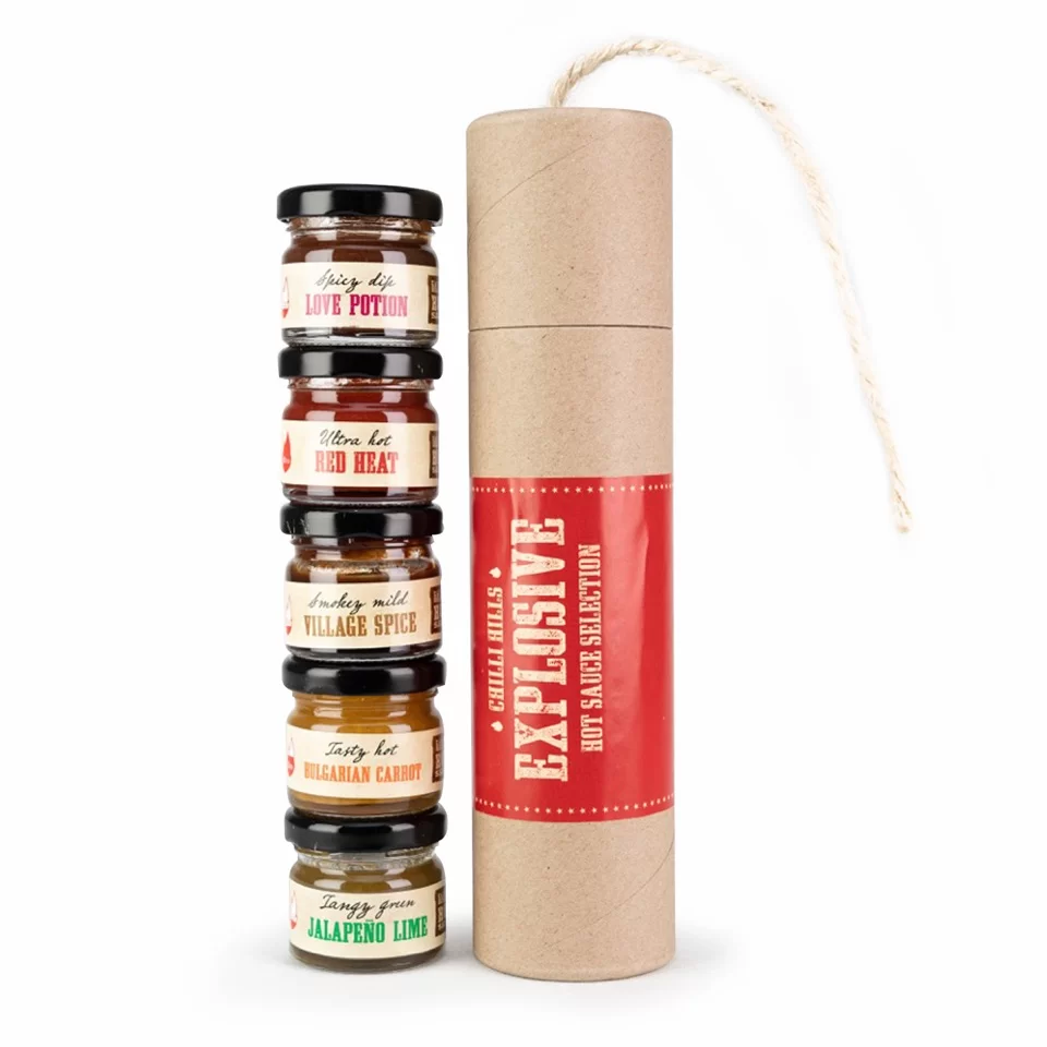 Seturi Cadou - Chilli Bomb – pachet exploziv cu sosuri artizanale – Chilli Hills
