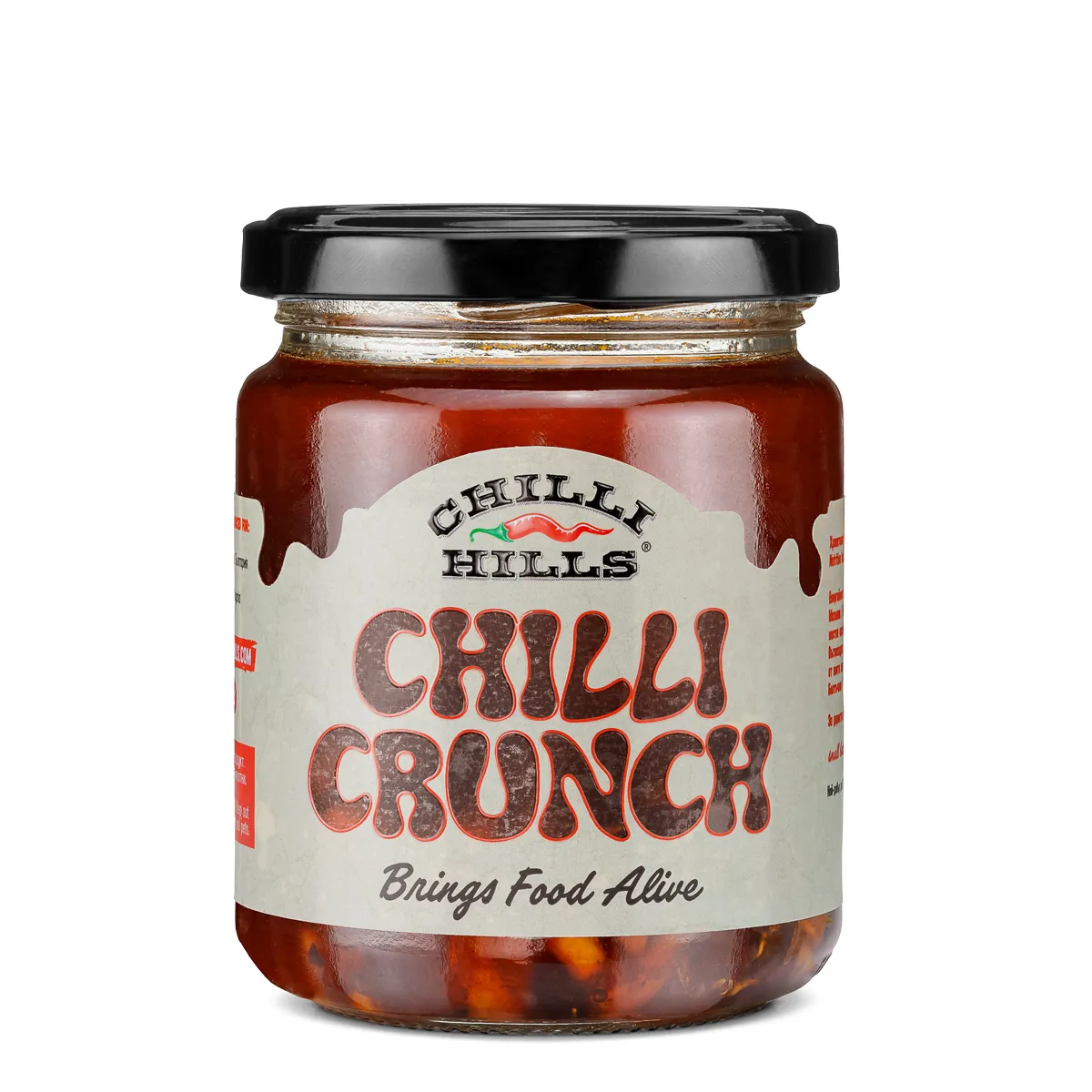 Ulei de masline - chilli crunch crocant picant cu usturoi si arahide topping iute premium