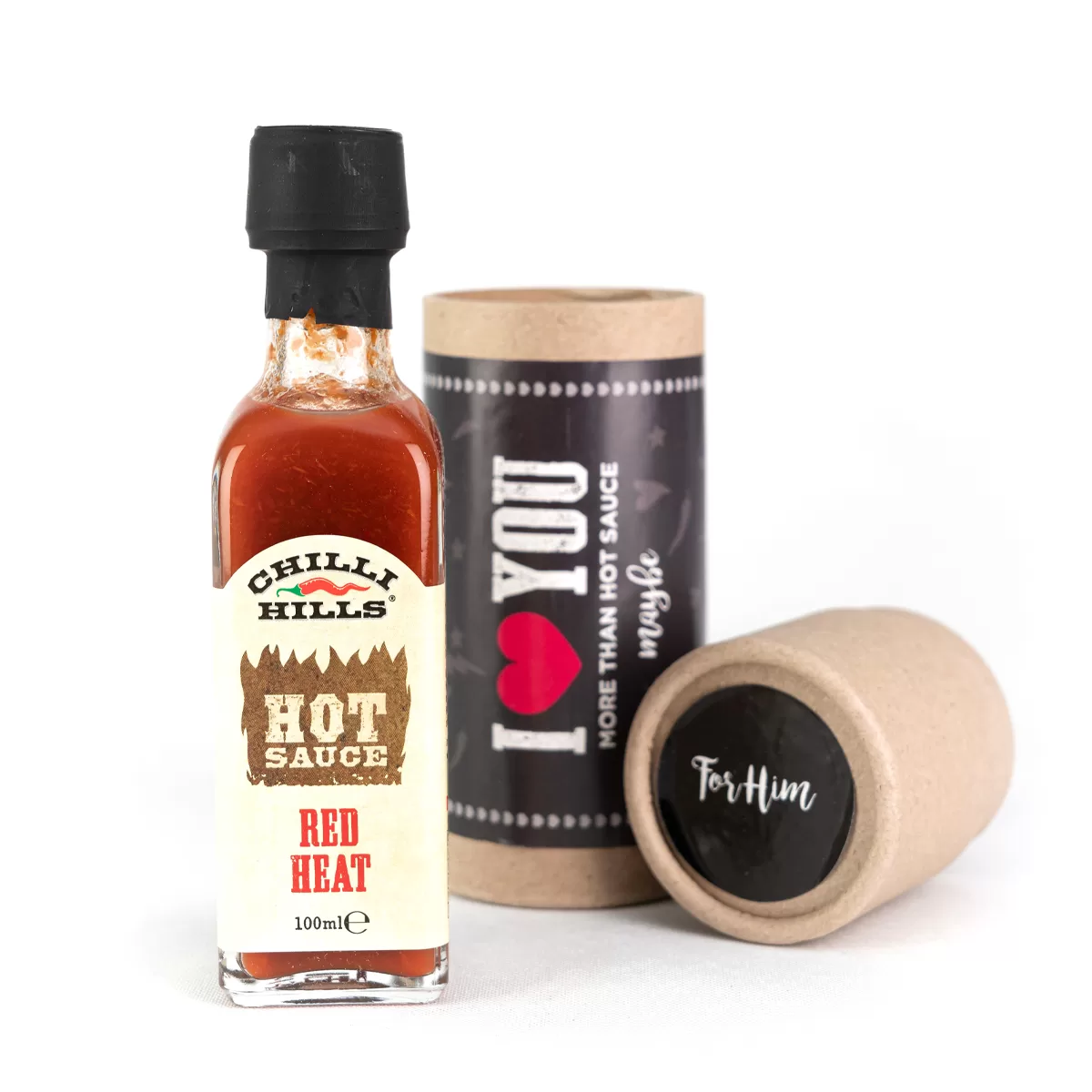Produse - Cutie cadou „I Love Him” cu produse picante – Chilli Hills