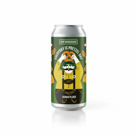 Bere artizanala - Doză bere Everyday is Pretzel Day German Pilsner – Hop Hooligans