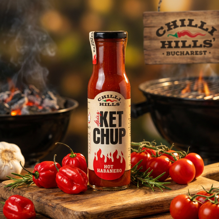 Ketchup artizanal picant Chilli Hills – produs natural cu ardei iute [1]