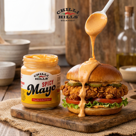 Maioneză picantă cu usturoi negru și Chipotle – Chilli Hills [2]