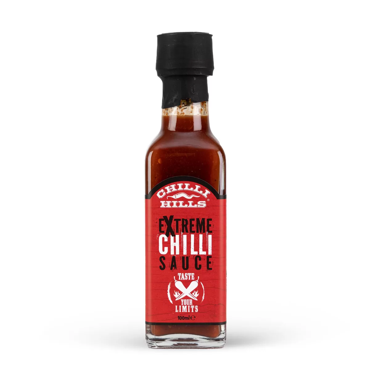 Super Hot - Sos picant Extreme Chilli cu ardei iute roșu și oțet din cidru – Chilli Hills