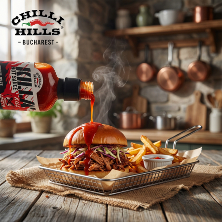 Sos picant fermentat Ghost Wave cu ardei Ghost Pepper – Chilli Hills [2]